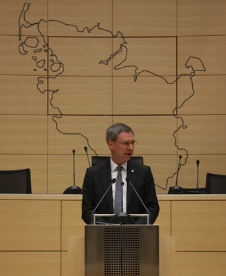 Landtagspräsident Torsten Geerdts
