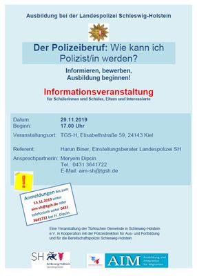 Polizeiinformationsveranstaltung Polizeiinformationsveranstaltung